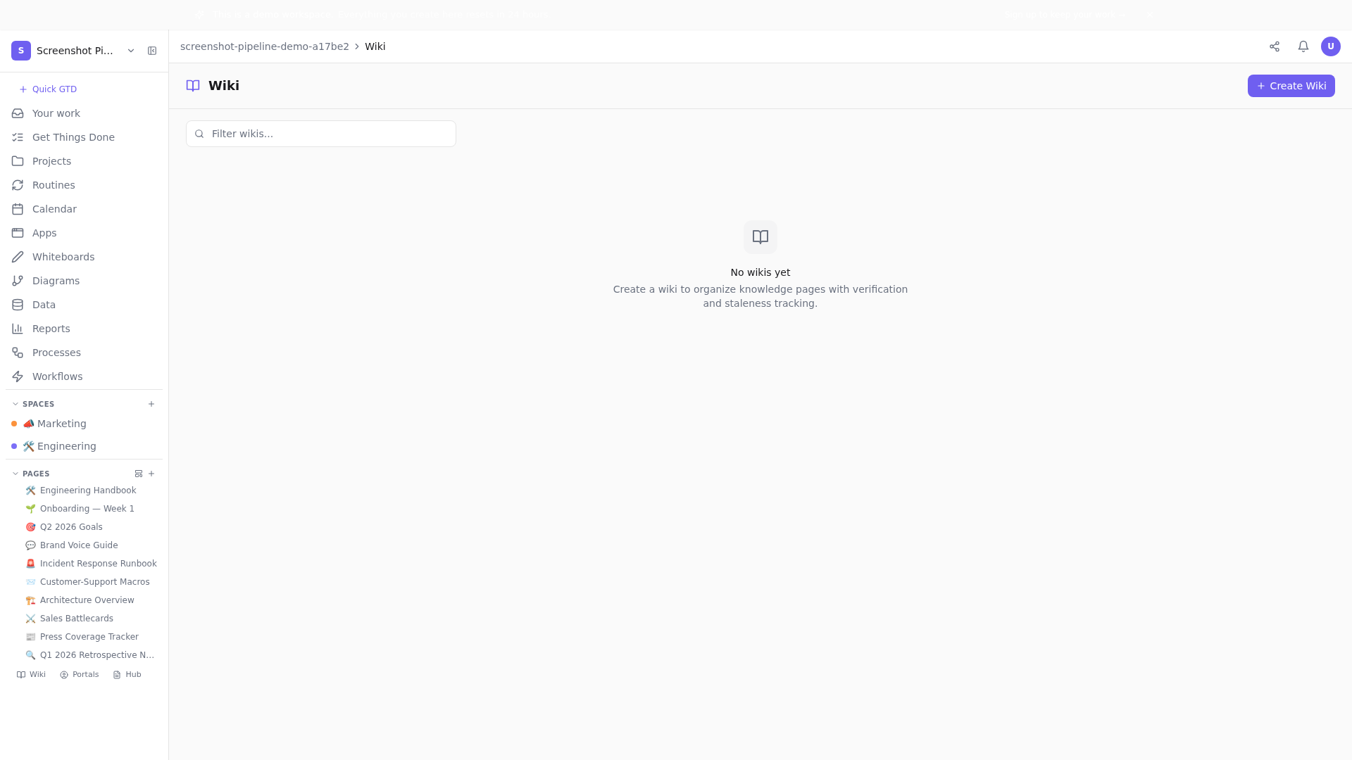 Staleness dashboard — every SOP with last-reviewed date and review-cadence flag.